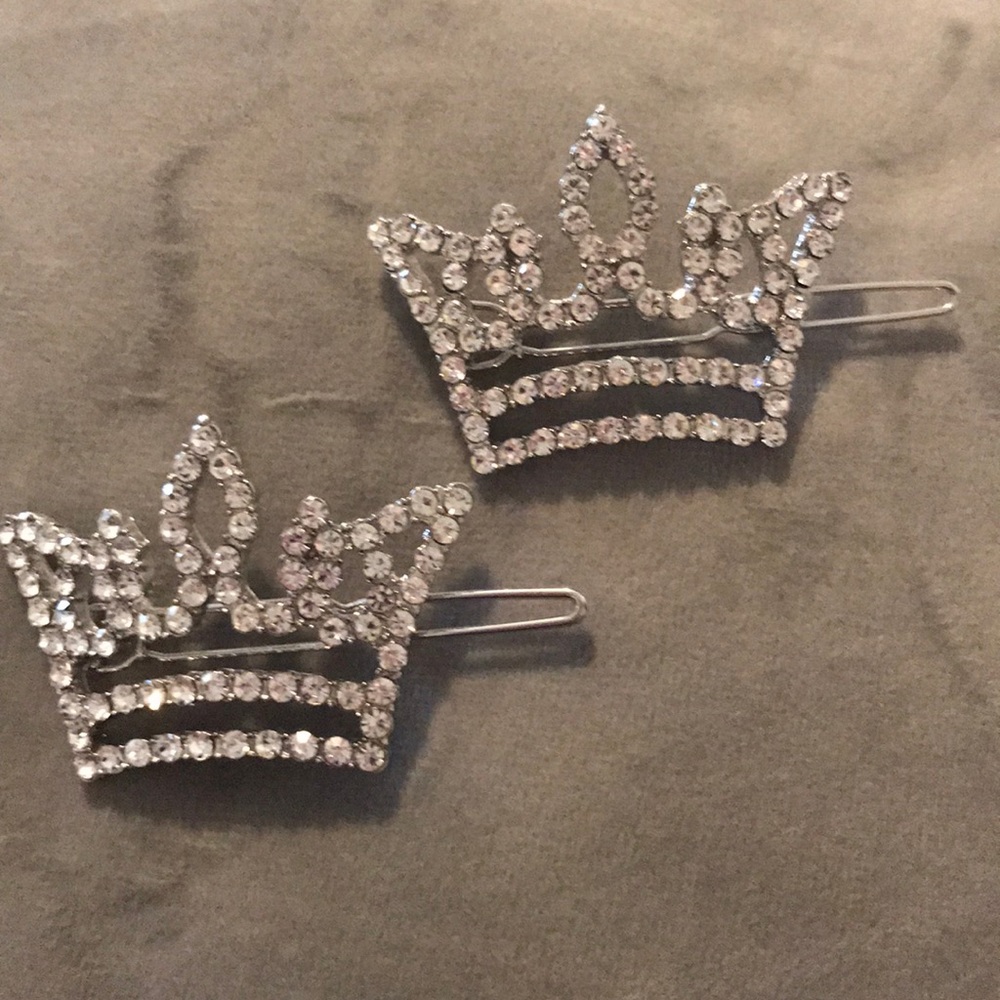 Crown Tiera Princess Barettes